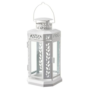 Fabulous Design Candle <b>Lantern</b> White Moroccan Style Metal Glass Hanging <b>Decorative</b> Tabletop Home Wedding Decor <b>Lantern</b> Low Price - Product Image 6