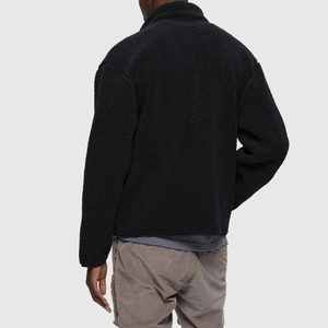 Wholesale Factory Custom Embroidered Logo High Quality <b>Men</b> <b>Sherpa</b> Fleece Outdoor Fleece <b>Jacket</b> Best Travel <b>Jacket</b> - Product Image 2