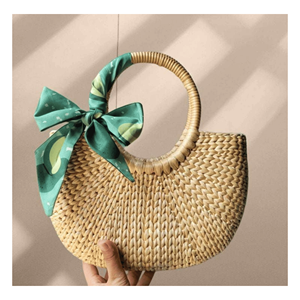 Bolso de Jacinto de Agua hecho a mano con fibra natural de jacinto para uso multiusos y estilo, Vietnam - Product Image 1