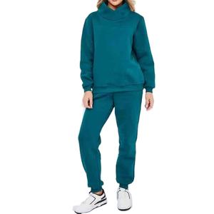 Ensemble deux pièces sweat à capuche et short de survêtement personnalisé survêtement d'été à broderie pour femme - Product Image 1