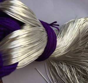 Fil de Broderie Professionnel en Fil Métallique Doré Brillant de 1 mm, Matériau de Haute Qualité, Dernière Conception, Application de Broderie, Marque Personnalisée - Product Image 1