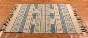 Modern <b>Boho</b> Cotton Handloom <b>Rug</b> High Pile Cut Pile Area <b>Rug</b> for Living Room Decor Novelty Patterned - Product Image 2