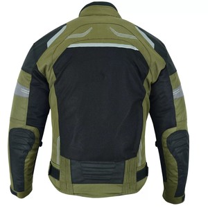 เสื้อแจ็คเก็ตมอเตอร์ไซค์ฤดูหนาวแบบถอดเกราะป้องกันได้ ผ่านการรับรองมาตรฐาน CE สำหรับผู้ชาย  ชุดป้องกันสำหรับมอเตอร์ครอส  สะท้อนแสง กันน้ำ ผลิตจากผ้า Oxford Cordura - Product Image 2