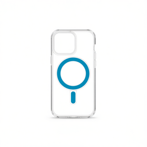 Étui magnétique DAM pour 16 Pro, matériau TPU+PC, transparent, couleur unie, étuis pour téléphone portable avec support magnétique - Product Image 1