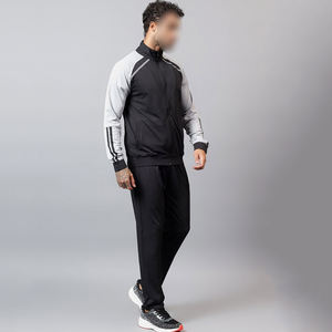 Training Sport Wear Ensemble 2 pièces Conception de logo personnalisé Imprimé à manches longues Respirant Coupe régulière Ensembles de survêtement en polyester pleine longueur - Product Image 2