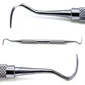 Juego de Herramientas Profesionales para Limpieza Dental Manual, Herramientas Dentales de la Mejor Calidad, Acero Inoxidable, Certificación CE - Product Image 1