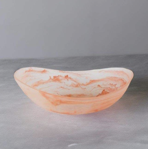 Bol à fruits exclusif en résine de haute qualité Logo gravé personnalisé Vaisselle en résine Bol à dîner Bol de service en résine à prix abordable - Product Image 1