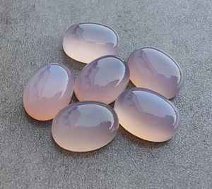 การตั้งค่าที่ดีที่สุดของเด็กทารกสีชมพูกุหลาบควอตซ์พลอยหลวมขัดสูง10X14มม. สำหรับทำเครื่องประดับทอง18K ทำด้วยมือ - Product Image 3