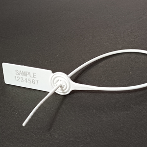 Joint d'emballage en polypropylène à déchirure inviolable élevé sécurité des codes à barres en acier certifié ISO joint en plastique à verrouillage serré - Product Image 3