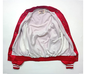 Blouson aviateur en satin personnalisé avec écusson personnalisé style universitaire Streetwear pour hommes et femmes - Product Image 3