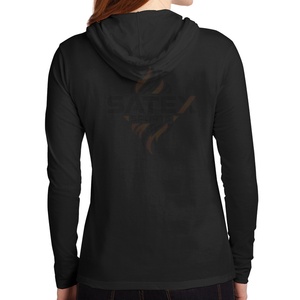 Top vente bon matériel femmes sweats à capuche avec votre logo fabriqué en usine Street Wear femmes pulls à capuche en stock OEM Service - Product Image 2