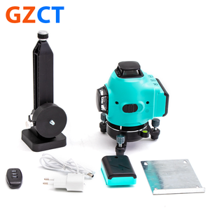 Nivel láser <span class=keywords><strong>Hilda</strong></span> <span class=keywords><strong>4D</strong></span> de 12 líneas, haz azul, nivel láser cruzado autonivelante de 360° con soporte - Product Image 1