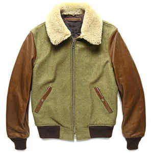 Veste d'hiver pour homme, dernier design, meilleure qualité, best-seller, veste en cuir OEM pour homme, vente en ligne. - Product Image 1