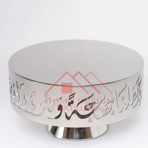 Soportes de pastel para pastelería y Pastel de Bodas para decoraciones Diseño clásico Pedestal de fruta Tazón Mesa Plato decorativo - Product Image 6