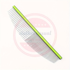 Peigne de Toilettage en Acier Inoxydable en Forme de Demi-Lune, Outils Professionnels de Toilettage pour Animaux de Compagnie, 1 Pièce - Product Image 4