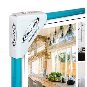 Turquoise Plastic <b>Poster</b> Frame 61 X 91.5cm Size Elegant Display for Artwork and Photos - Product Image 3