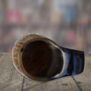 Tasse unique en corne de buffle, verres rustiques fabriqués à la main, tasse durable écologique, parfaite pour le café, le thé, le whisky, la table à manger - Product Image 3