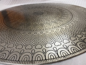 งานศิลปะตกแต่งผนังโลหะสุดหรู งานฝีมือประณีต สีทอง ดีไซน์ร่วมสมัย ปรับแต่งสีได้-WB INC INDIA - Product Image 4