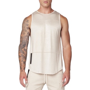 Calidad superior al por mayor gráficos personalizados culturismo lucha camiseta Fitness músculo entrenamiento gimnasio Stringer hombres camisetas sin mangas - Product Image 1