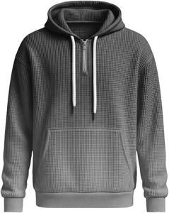 Sweat-shirt pour homme à logo personnalisé, vente chaude, 100% coton, coupe ample, style décontracté, coupe-vent et respirant, haute qualité - Product Image 4