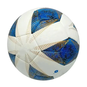 Ballon de football de qualité supérieure, logo personnalisé, style professionnel, thermocollé, style le plus récent, taille personnalisée, cousu à la machine - Product Image 2