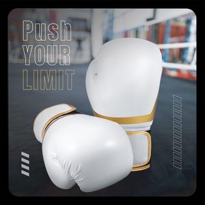 Waseem Impex High Quality Customizable Premium Leather Boxing <b>Gloves</b> for Outdoor Martial Arts Ready to Ship - Product Image 6