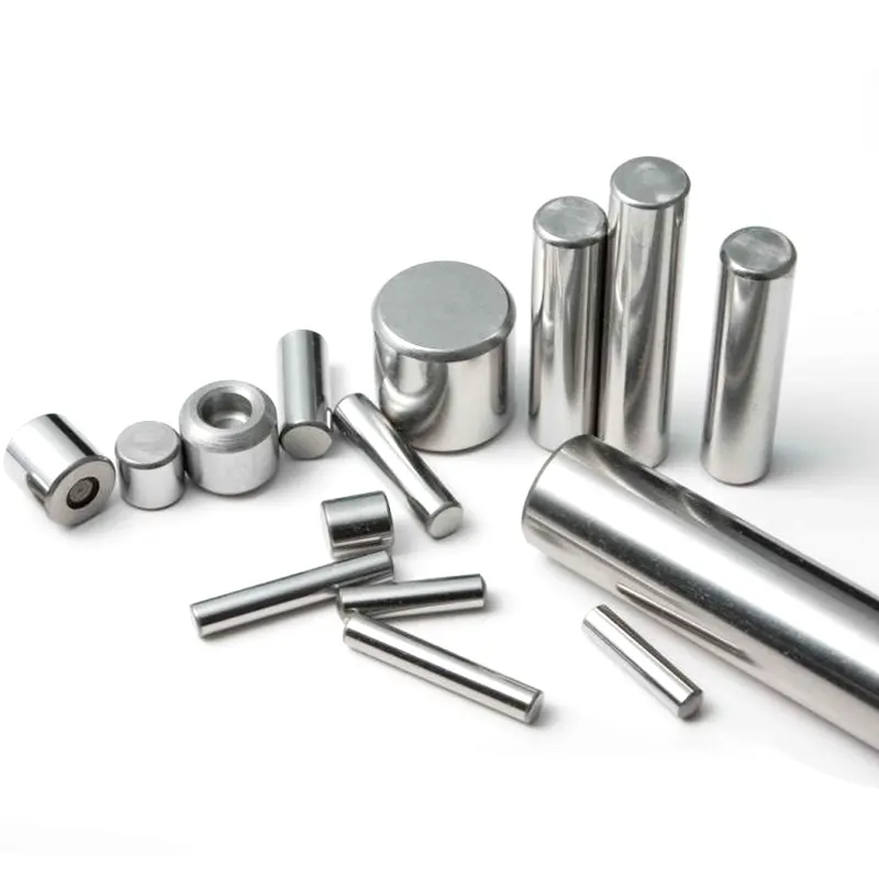 Custom CNC High Precision Metal zinc coated cylindrical Dowel Pins stepped headed dowel pin