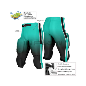 Maillot de football américain personnalisé à haute visibilité pour adultes et jeunes, pantalon uniforme par sublimation, nouveau design, vêtements de football américain - Product Image 2