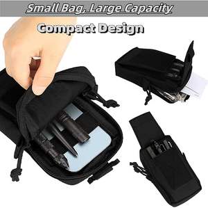 Pochette tactique de survie camouflage pour le transport quotidien, étanche, avec système Molle, sac banane médical - Product Image 3