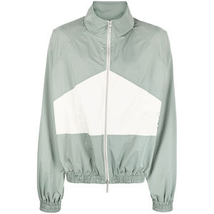 Chaqueta de chándal de nailon para hombre, conjunto de ropa de abrigo deportiva activa con estampado sólido, ropa de calle para correr al aire libre, cortavientos, venta al por mayor - Product Image 4