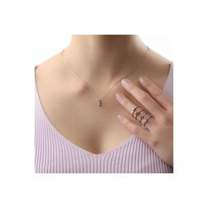 Anello di pietra cuore rosa argento - Product Image 2
