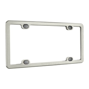 Marco de Matrícula de Titanio para Automóvil, Material Duradero de Plástico y Acero con LED para una Fácil Instalación en Vehículos - Product Image 1