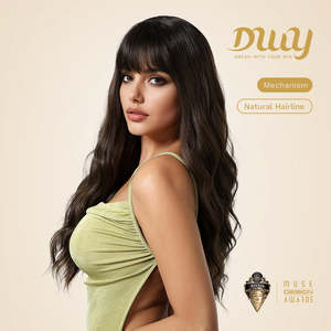 ลดราคา! วิกผมสังเคราะห์แบบไม่ต้องใช้กาว Ade-DWy ยาว 24 นิ้ว ทรงลอนคลื่นน้ำ สำหรับผู้หญิง วัสดุไฟเบอร์พร้อมเชือกผูกแบบใส - Product Image 1