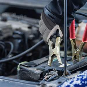 Guantes mecánicos duraderos, transpirables y resistentes al calor con pulsera ajustable para seguridad en el trabajo al aire libre - Product Image 5