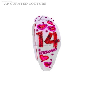 2025 Valentine's Day Collection Indian Hand Embroidered Seed <b>Beaded</b> <b>Headbands</b> for Women New Year Hairbands - Product Image 6