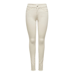 Jeans de Mujer Color Marfil, Corte Bootcut, Pantalones de Mezclilla de Algodón a la Moda, Logotipo Personalizable, Ajuste Casual, Transpirables, Ecológicos, para Verano - Product Image 5