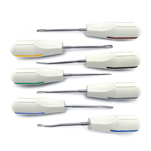 ชุดเครื่องมือทันตกรรมสแตนเลส7ชิ้นลิฟต์หรูหรารากแบบแมนนวลและ peiotomes - Product Image 1