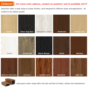 Fabricant Jayminton Bardage aspect bois ou bois Bardage à lattes en aluminium Abat-jour à persiennes Façade métallique - Product Image 3