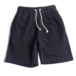 Shorts Bermuda en Coton Gris pour Homme, Couleur Unie, Taille à Cordon, Style Respirant, Taille Moyenne - Product Image 3