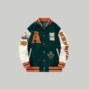 Chaqueta de Letterman para hombre hecha a medida, nueva chaqueta de Letterman de moda, ropa de calle, chaquetas de Letterman para hombre fabricadas en Pakistán - Product Image 1