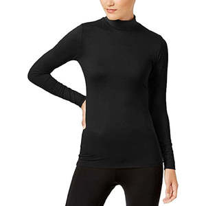 Maglia da donna 32 Degrees Cozy Heat a collo alto, stile casual, nera, taglia extra small - Product Image 1