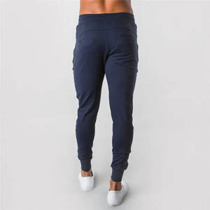 Pantalon de survêtement décontracté au design unique pour hommes, pantalon en toile de style hip-hop avec taille élastique et pantalon empilé - Product Image 4