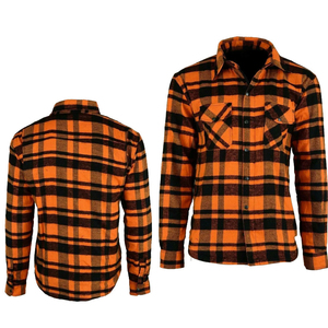 Camisas de Franela a Rayas para Hombre, 100% Algodón, Manga Larga, para Trabajo, Invierno, Formales, Casuales, Estampado Intenso, Antiarrugas, Ecológicas, Venta al Por Mayor - Product Image 2