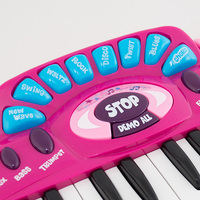 Clavier multifonctionnel pour enfants, jouet électronique, piano éducatif unisexe, plastique ABS transparent, D.J. K16 Batterie 3+ ans de durée