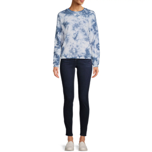 Haute qualité respirant coton français éponge sweat pour grande taille femmes longue cravate teinture imprimer nouveauté en gros pour l'hiver - Product Image 5