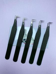 Pince à cils ultra légère en acier inoxydable, design anti-fatigue, anti-magnétique, poignée confortable, pointe lisse, longueur 10 mm, salon de beauté - Product Image 6