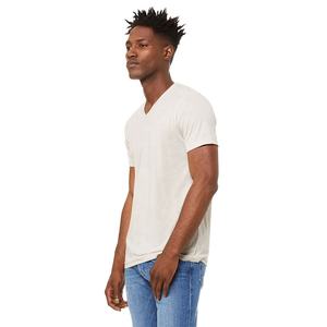 T-shirt col en V Triblend unisexe-CEMENT TRIBLEND V Neck T Shirt Men Tee Breathable unisex crew, fitness t shirt - Product Image 1