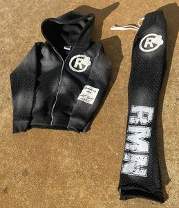 Pantalones de chándal acampanados de estilo Retro Vintage, pantalones de chándal de algodón de lana de gran tamaño para mujer con capucha - Product Image 5