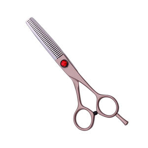 Ciseaux amincissants de cheveux de barbier d'aciers de qualité chirurgicale avec des lames tranchantes durables poignées antidérapantes ciseaux amincissants de cheveux 6.5" - Product Image 1