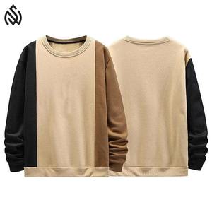 Sweat-shirt décontracté en coton mélangé de qualité supérieure pour hommes Sweat-shirt d'hiver en tricot avec doublure douce - Product Image 2